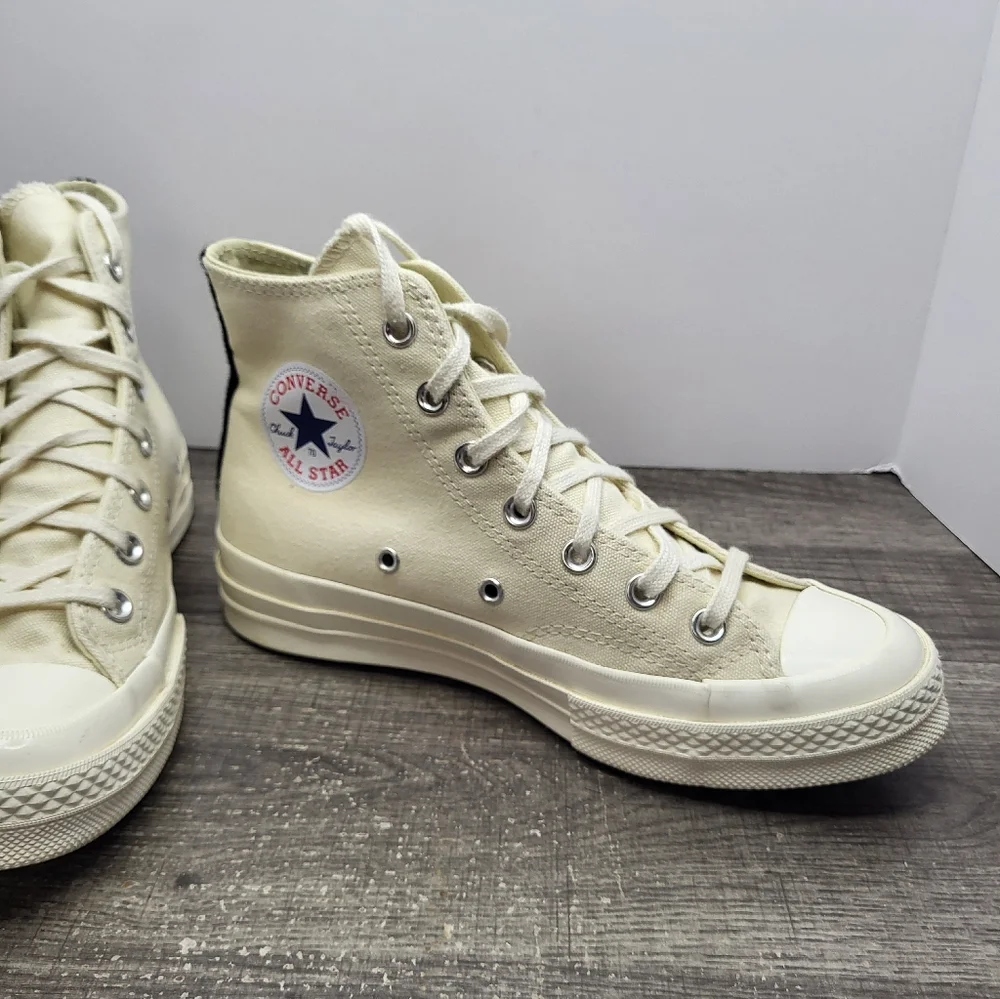 Converse x Comme des Garcons CDG All Star Chuck Hi - Mens 5.5 Womens 7.5 150205c - Picture 3 of 9